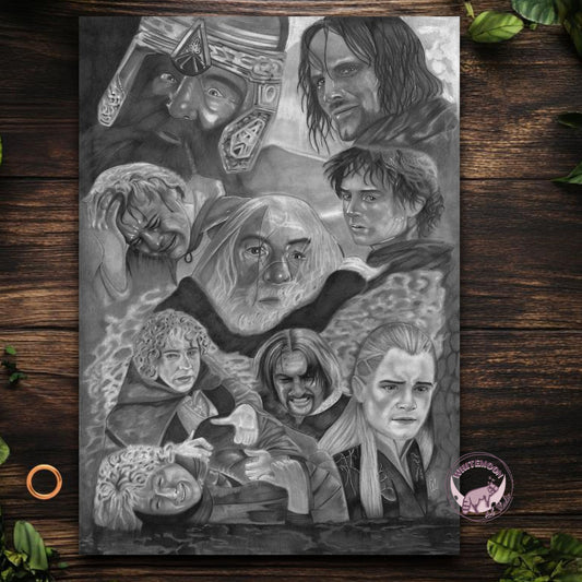 Lord of the Rings Fine Art Print - Fly You Fools